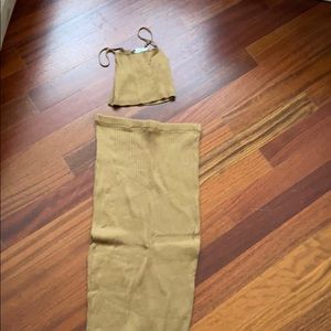 BooHoo matching knit set